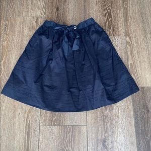 odille (Anthropologie) navy skirt